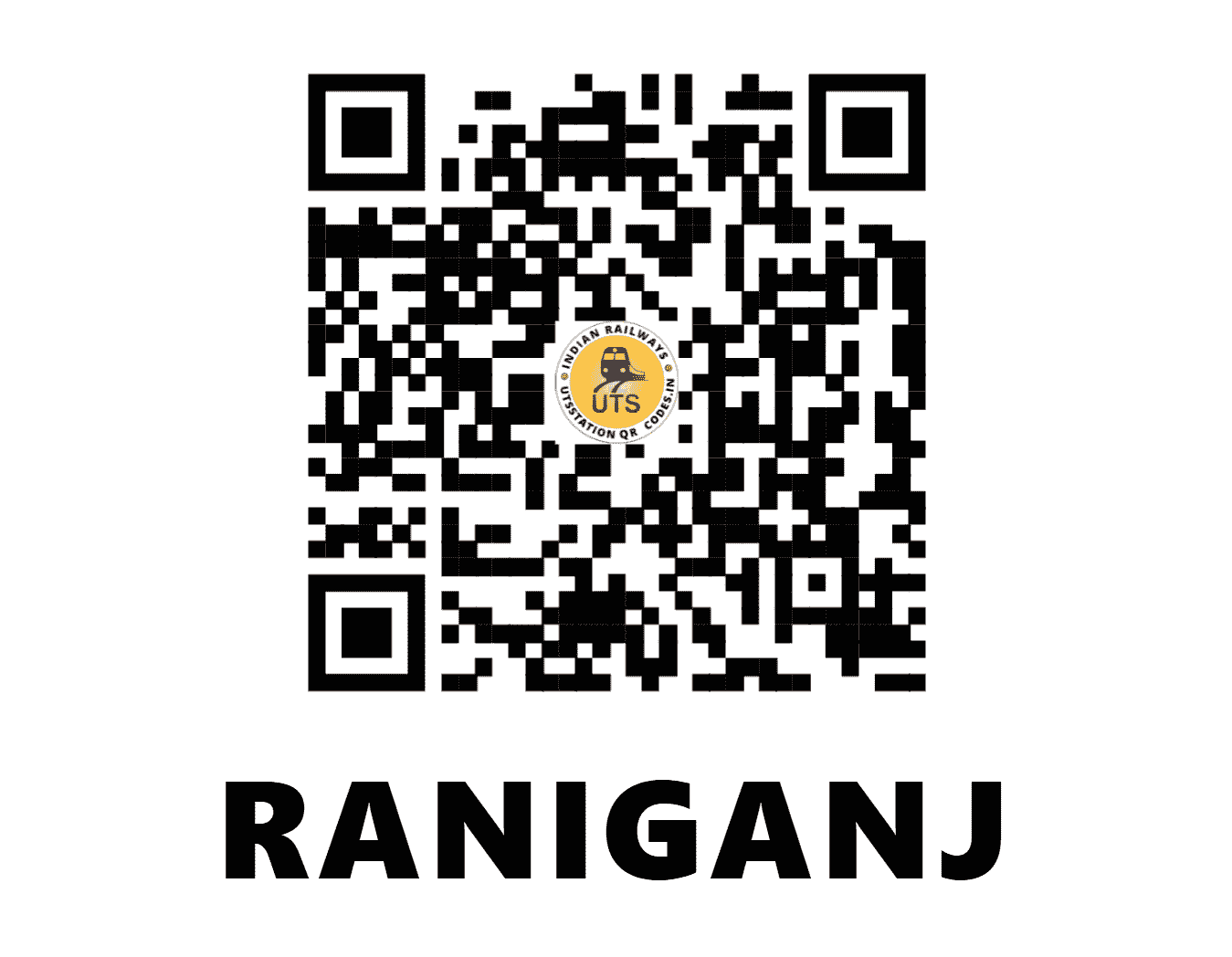 UTS QR Code for RANIGANJ - RNG (ER - WEST BENGAL)